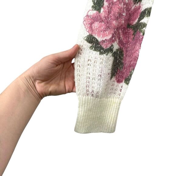 ANOTHER LOVE Kailyn sweater in la rose Size XS wool mohair acrylic blend boho - Picture 9 of 12